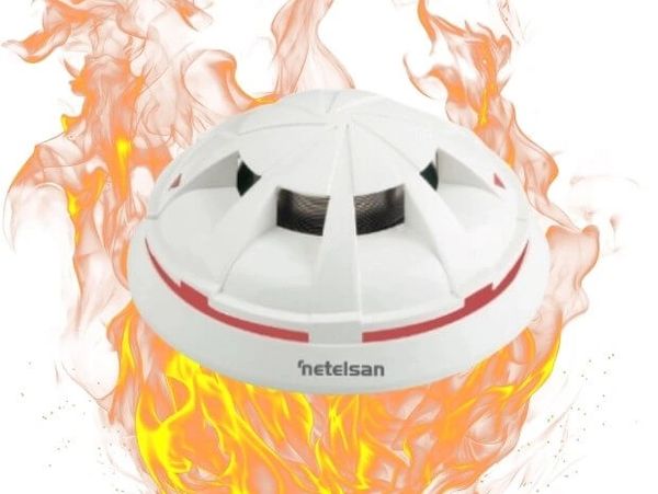 duman dedektör - netelsan yangın alarm 