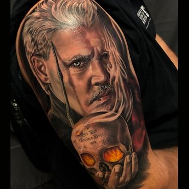 Grindelwald tattoo by Todo