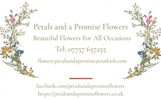 Petals and A Promise Flowers
Hunstanton
07757 657255 