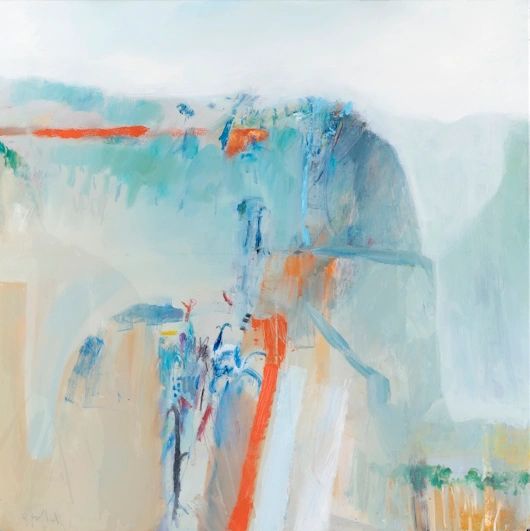 Phil Stallard, Kanangara Mist, 2025, oil on canvas, 122 x 122cm