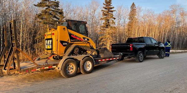 skid steer services for lot clearing and driveway repair and resurfacing in Kenora and surrounding 
