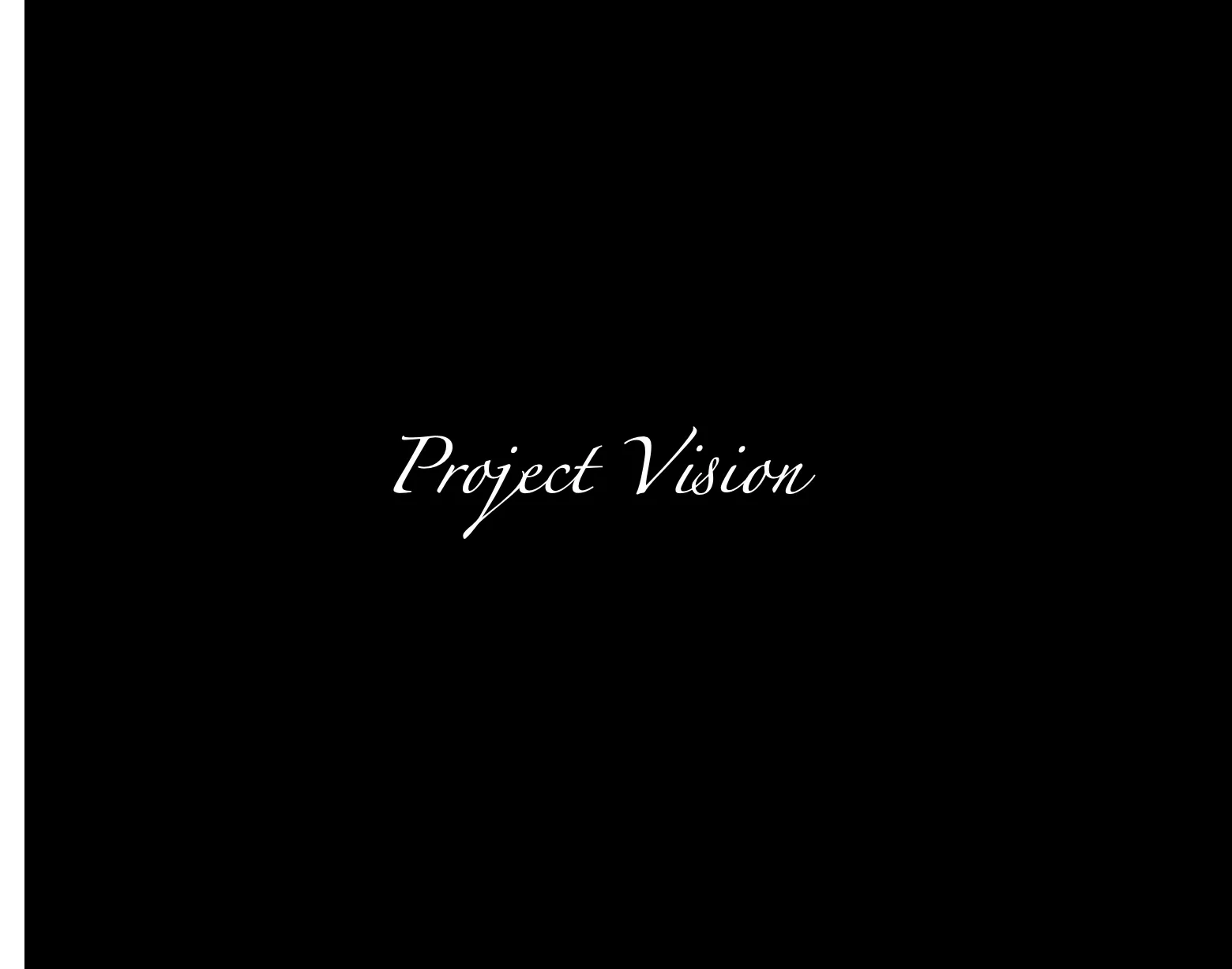 Project Vision Company PROJECT VISION