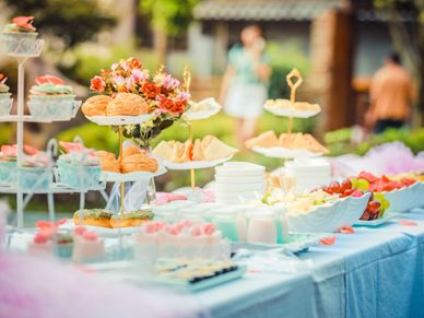 event dessert table