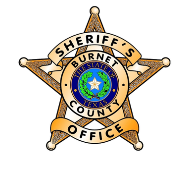 Badge of Burnet County Sheriff's Office in Texas.