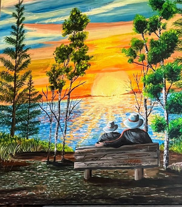 "Golden Momemts
Original acrylic painting | DM to inquire


