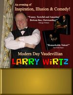 Larry Wirtz magic magician illusionist comedy comedian Indiana Christian Speaker fundraiser