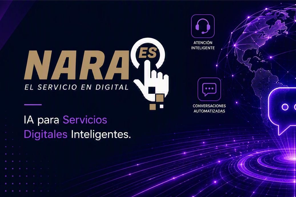 Publicidad de NARA ES, servicios digitales con IA.