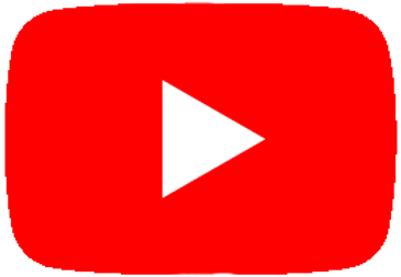 The YouTube logo with a red play button.