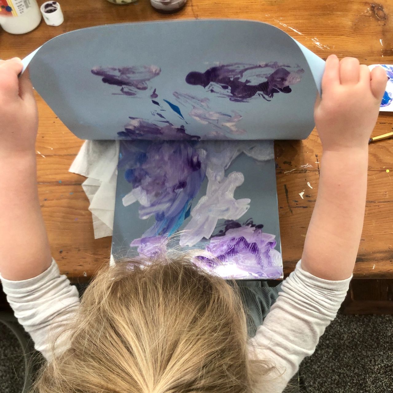 Painting on Mirrors Process Art for Kids - Where Imagination Grows