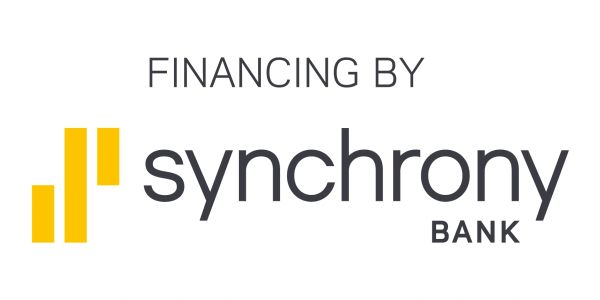 Logo of Synchrony Bank with financing information.