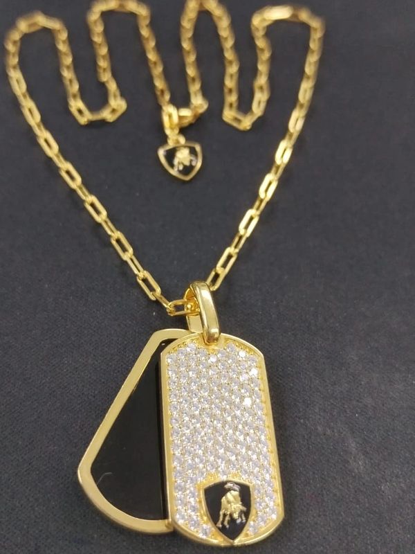 LAMBORGHINI NECKLACE WITH GOLD PENDANT