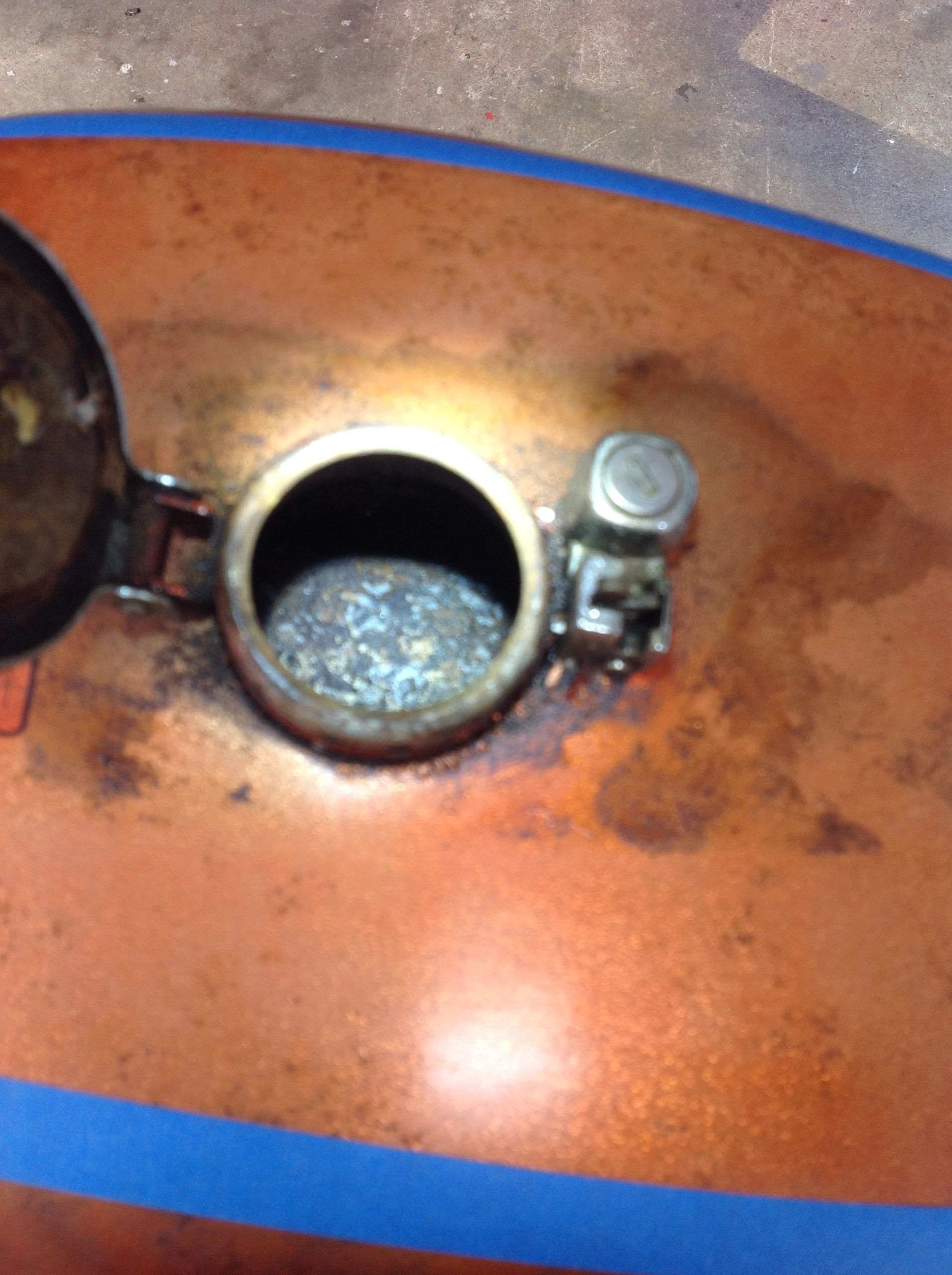 motorcycle fuel tank restoration