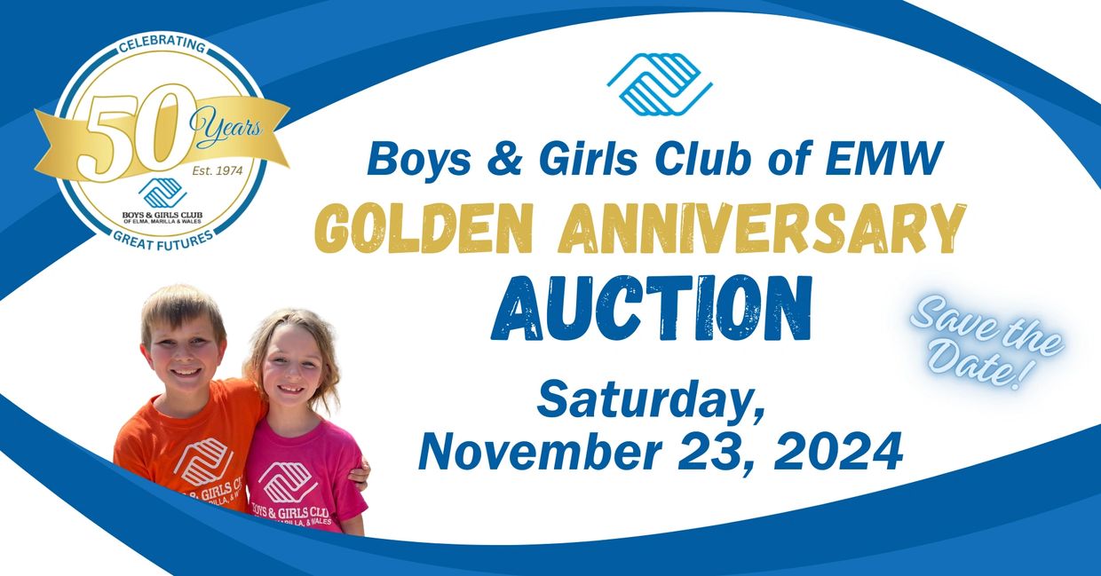 Boys &amp; Girls Club of EMW 50th Golden Anniversary Auction on November 23, 2024.