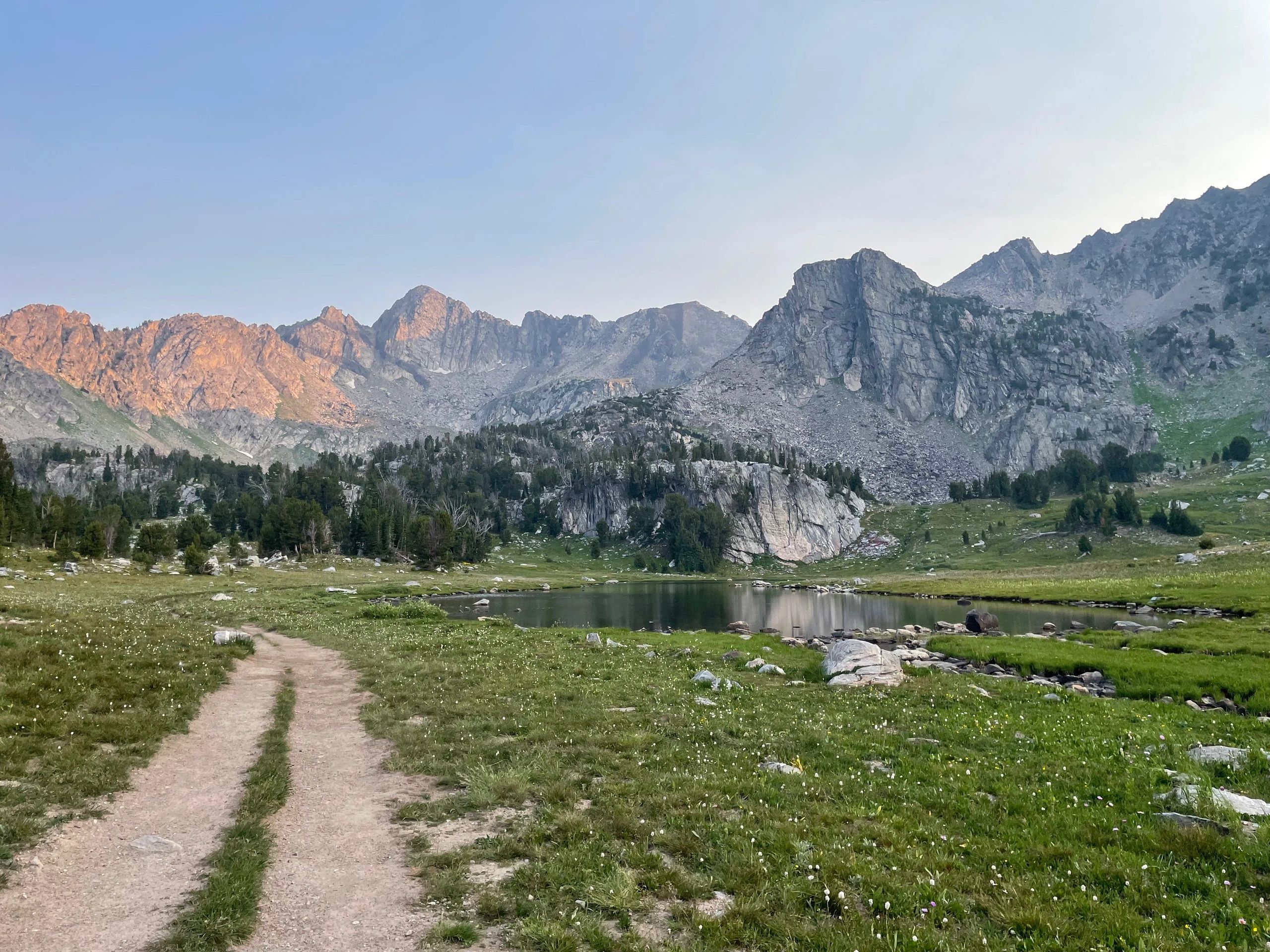 Beautiful Beehive Basin. Visitors and locals traverse year-round. Enjoy backcountry skiing or hikes.