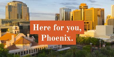 Phoenix downtown skyline