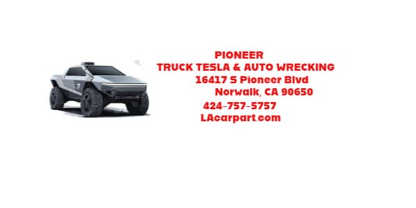 tesla parts wrecking