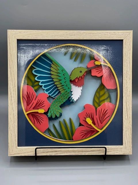Shadow Box - Hummingbird
