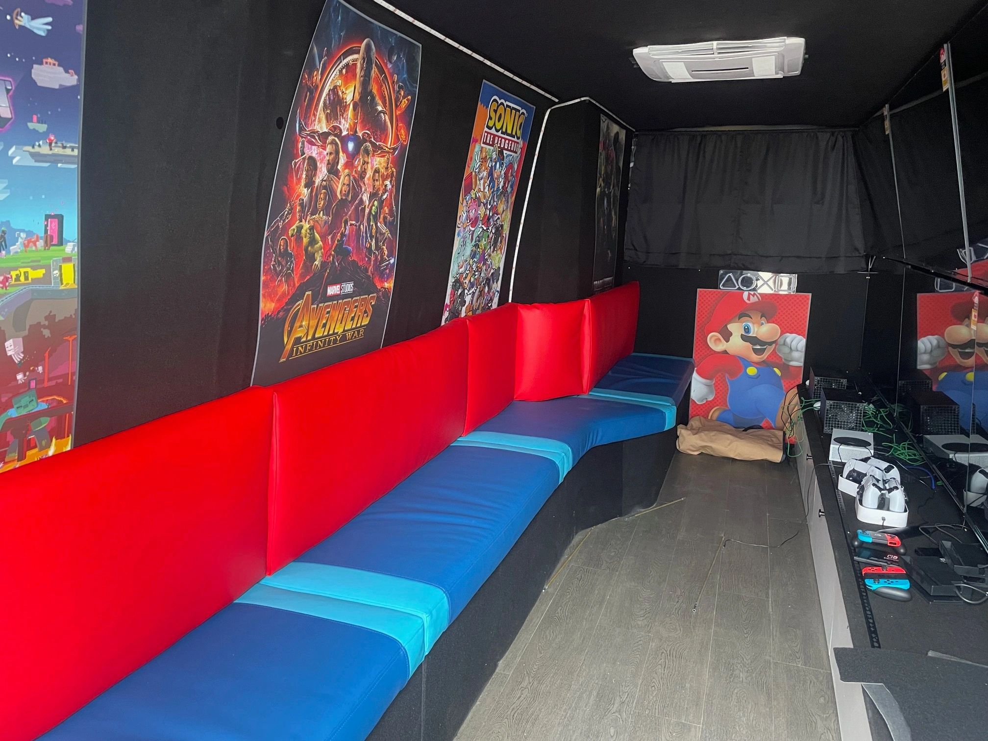 Lightning Games Van Setup