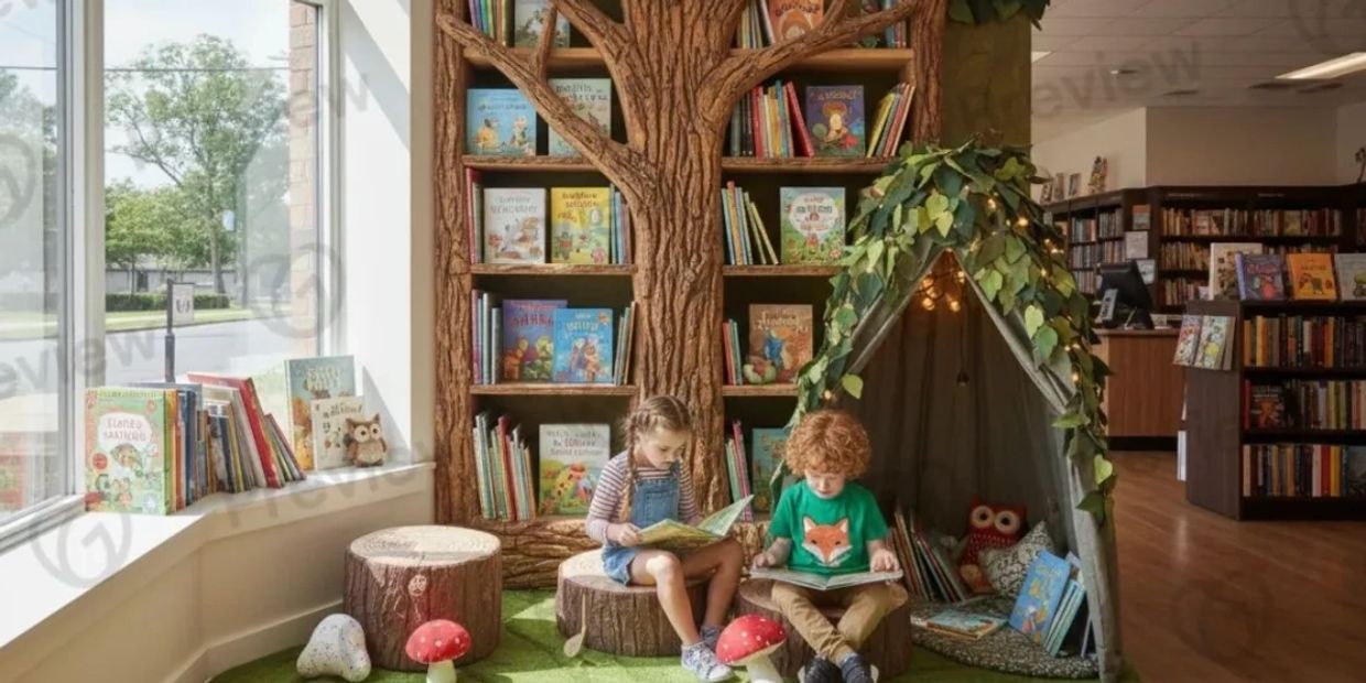 children's room in bookstore