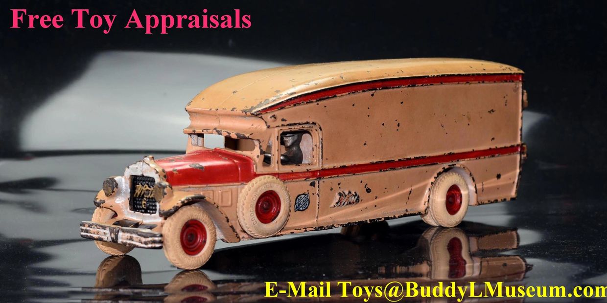 free toy appraisals, buying antique toys, toy appraiser, buying toy collections, buddy l, appraisal