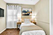 Sherman Cottage bedroom with natural light