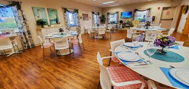 Sea breeze adult day center dining room