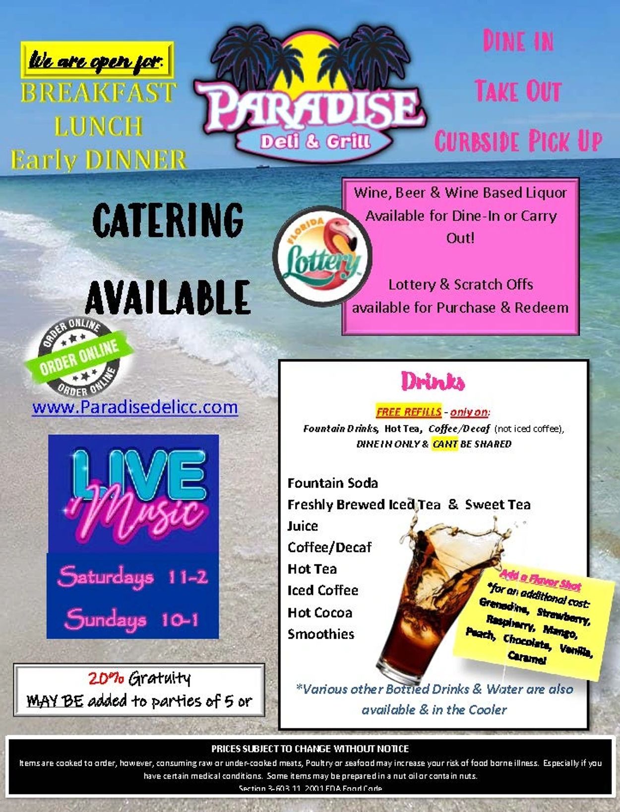 Paradise Deli & Grill