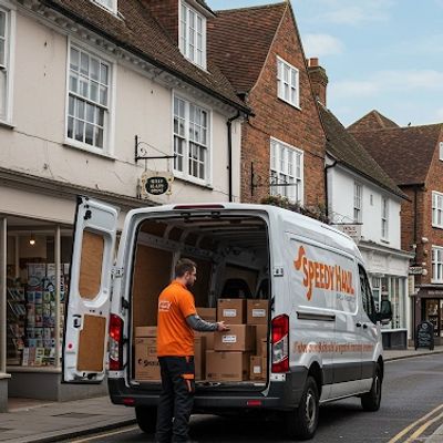 Speedy Haul Couriers making business collections and deliveries in Sevenoaks 