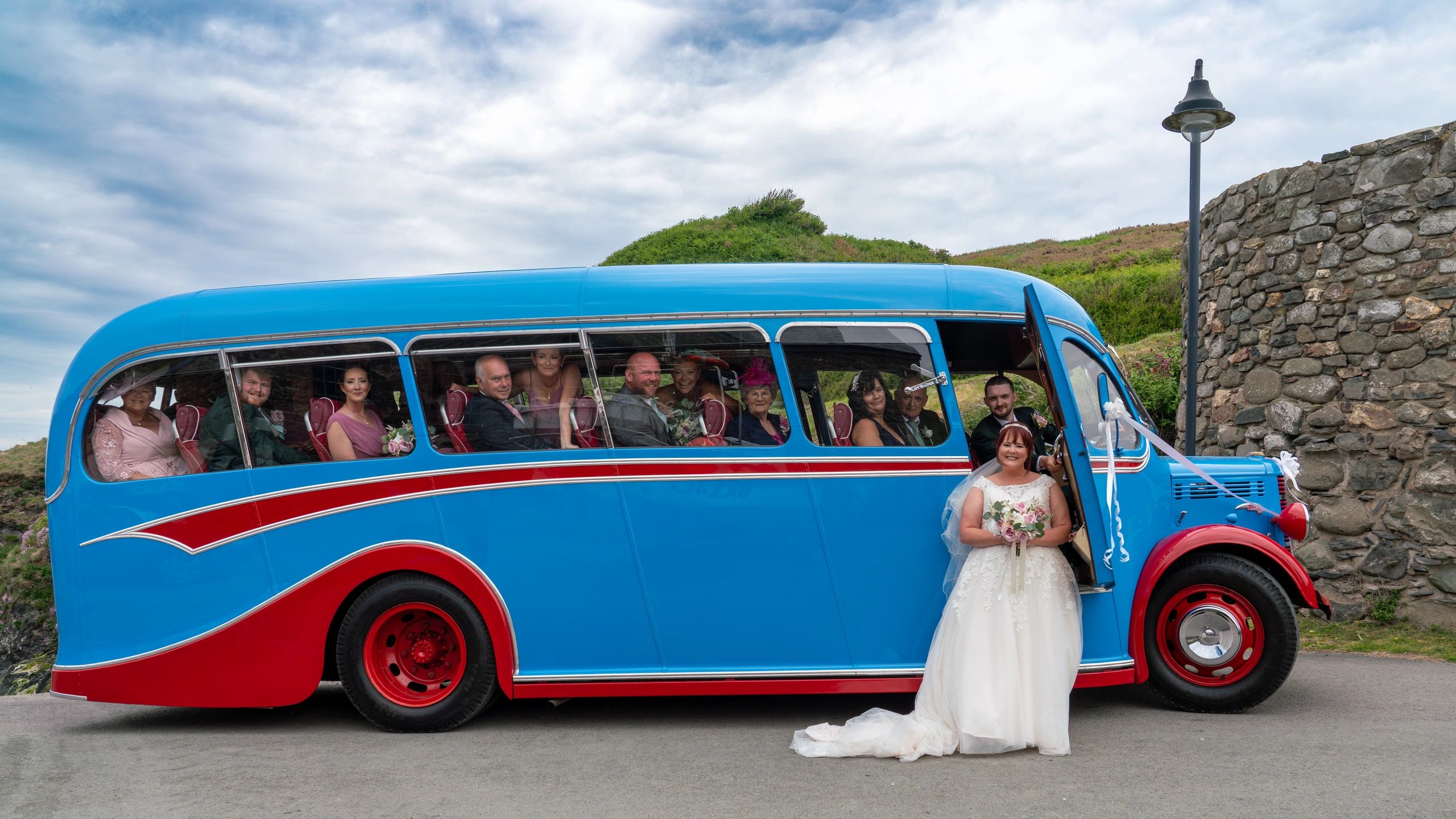 Wedding Photography Pembrokeshire Porthgain Harbour classic wedding photo Wales photographer Laura