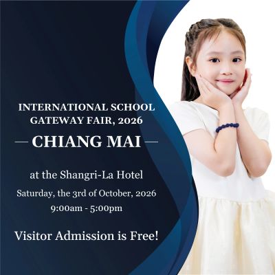 International School Gateway Fair 2026 in Chiang Mai with free visitor admission.