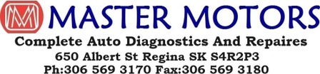 Master Motors
650 Albert ST Regina, SK, S4R2P3 
Phone: 3065693170