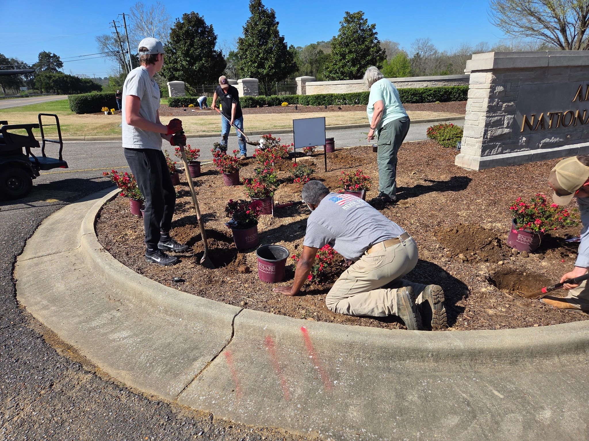 Beautification Project at ALNC Entrance Completed