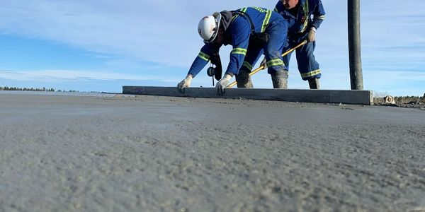 Industrial Gas-plant Concrete Placement and Finishing 
