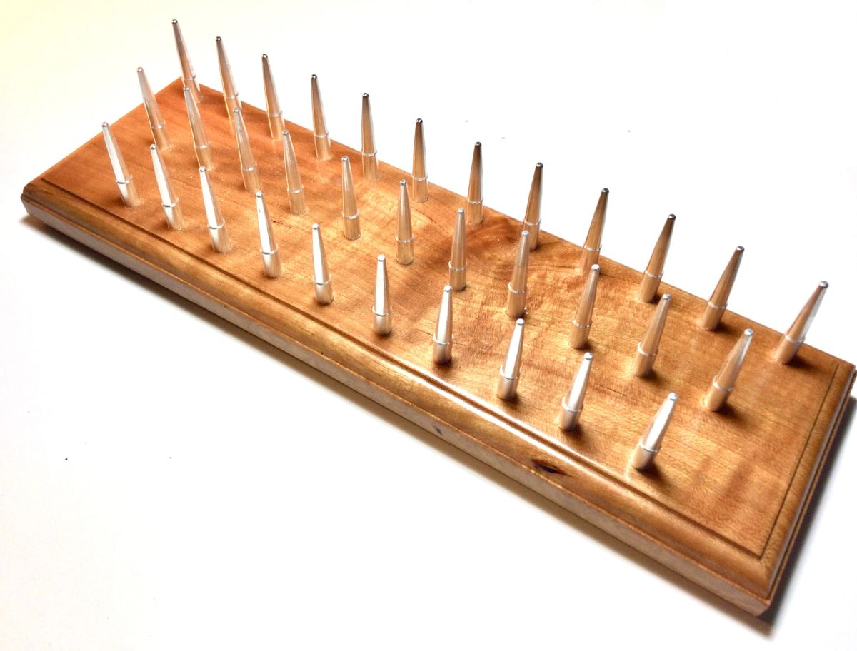 Bassoon Drying Rack 30 +3 FIXED PINS NATURAL CHERRY