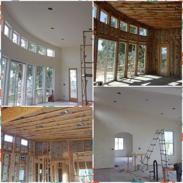 Drywall work been done