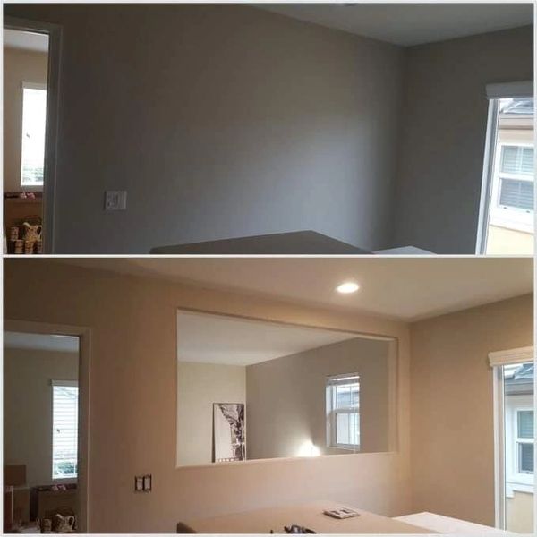 Water damage drywall repair, flooring, taping and Painting