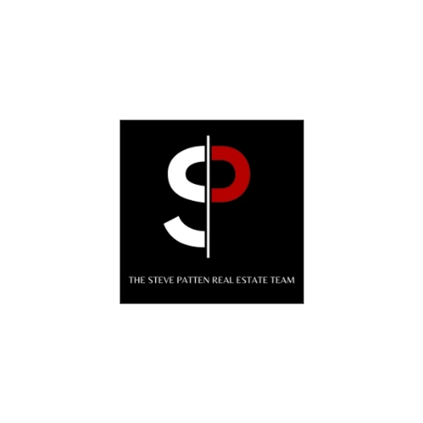 The logo of The Steve Patten Real Estate Team with stylized letters SP.