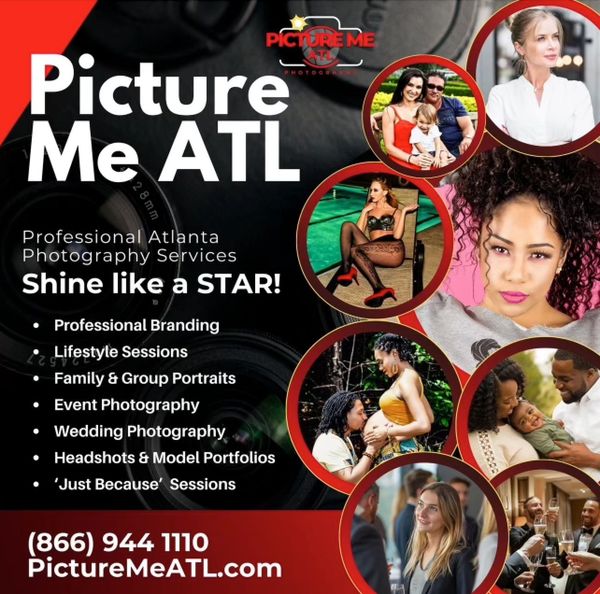 Atlanta photographer specializing in portraits, headshots and events, Book today at Picture Me ATL!
