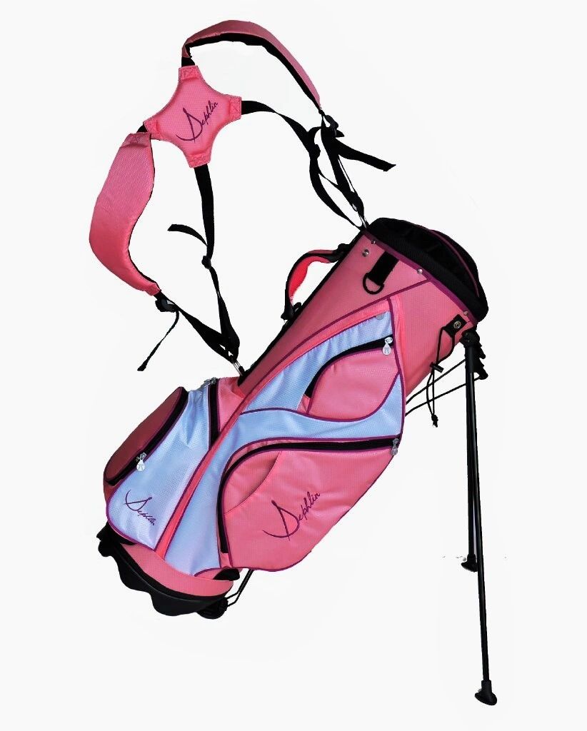 Lady Women Ultra Lite Pink Golf Bag (34" Stand Tall) - Sephlin
