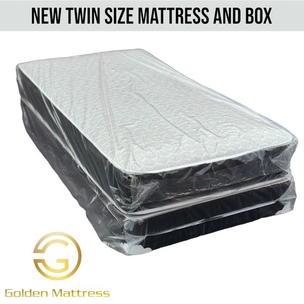 New Twin Size Mattress And Box Spring Set