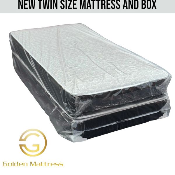 New Twin Size Mattress And Box Spring Set