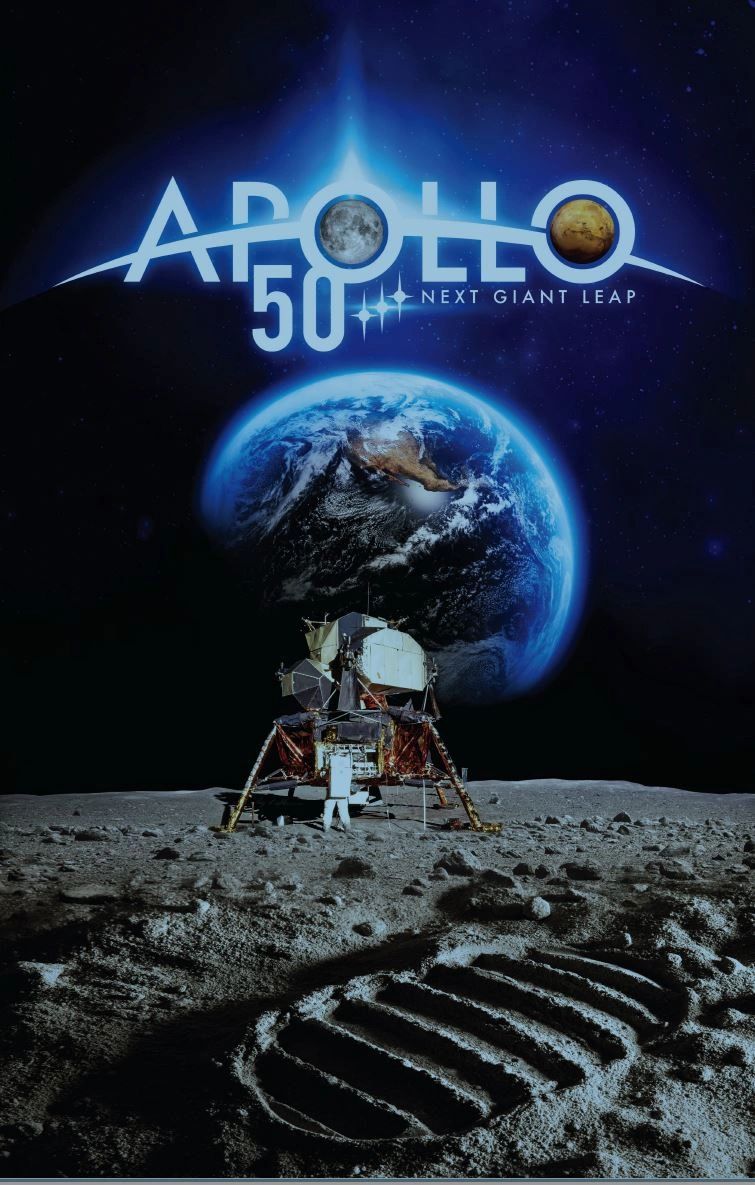 Graphic credit: NASA 50th Apollo Anniversary Poster, NASA