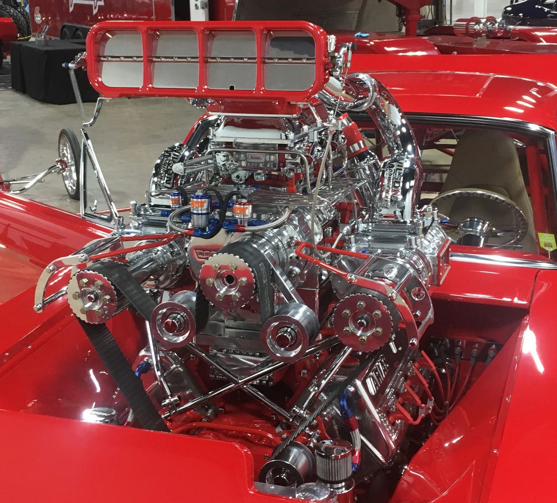 Blown Mafia's Ford Mustang polished with Briliant Polish's Aluminum & Stainless Steel Polish