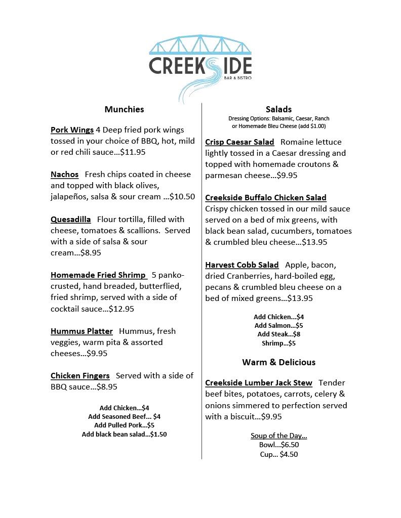 Creekside Bistro Creekside Bistro