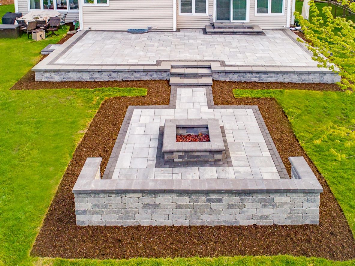 Paver patio design