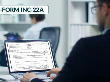 MCA E form INC22A