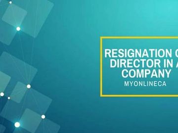 Resignation of Director from a Company
