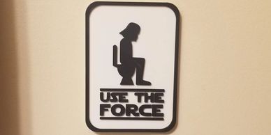 Use the force sign 3d print