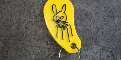 Custom Keychain 3d print