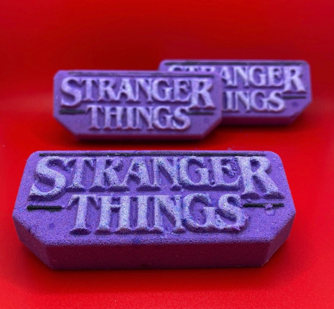 stranger things bath bomb